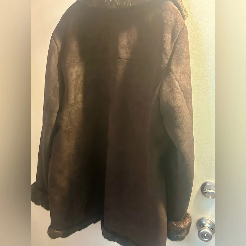 New York & Company Faux Fur Lined Winter Coat - Picture 14 of 16